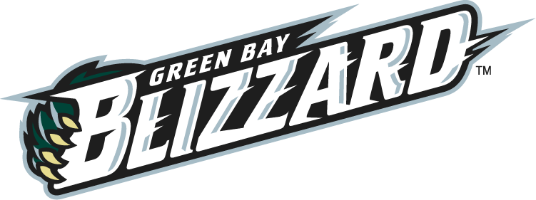 Green Bay Blizzard 2010-2014 Wordmark Logo iron on transfers for clothing